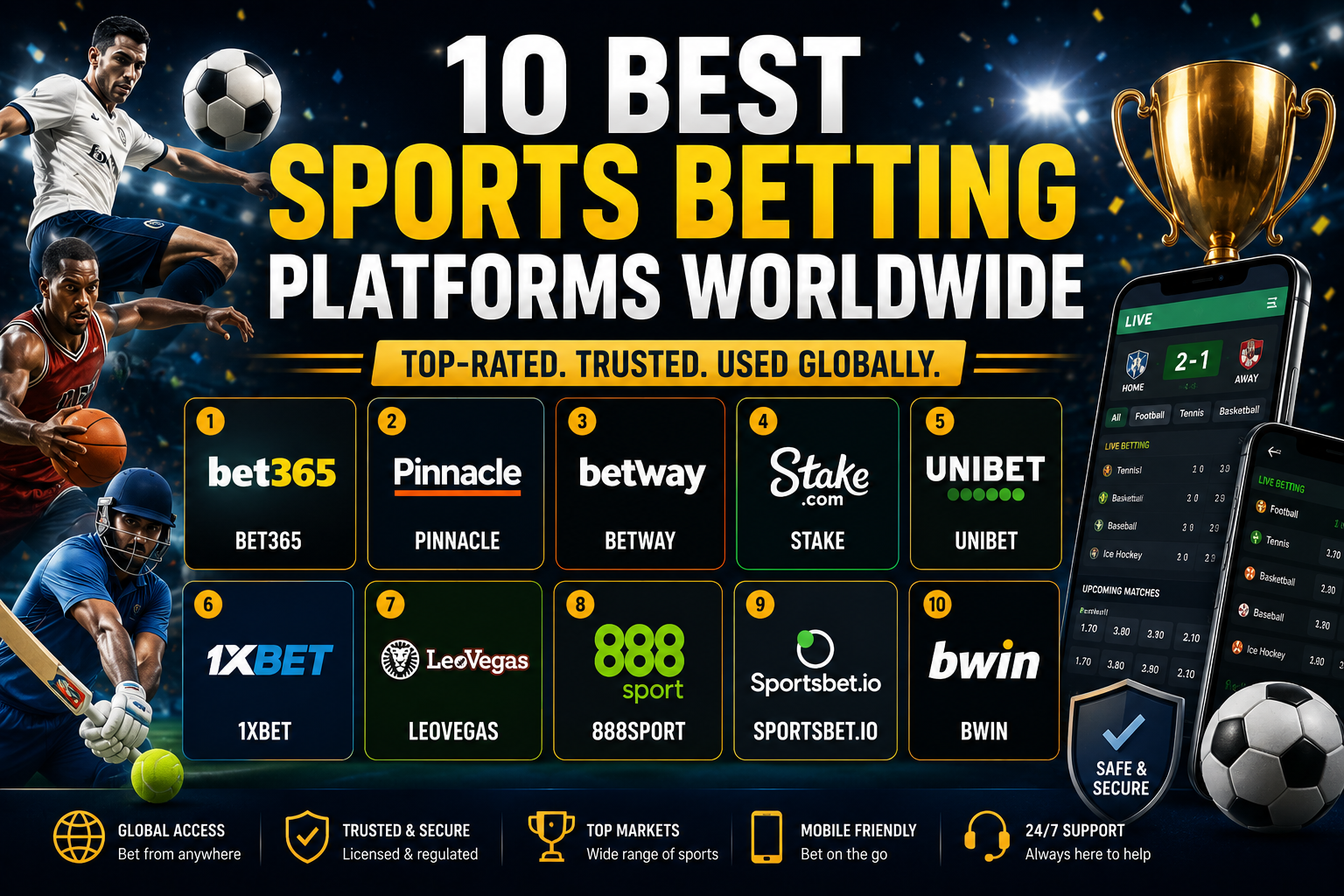 10 best sports betting platforms in 2026
