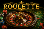 Roulette wheel in a casino