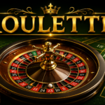 Roulette wheel in a casino