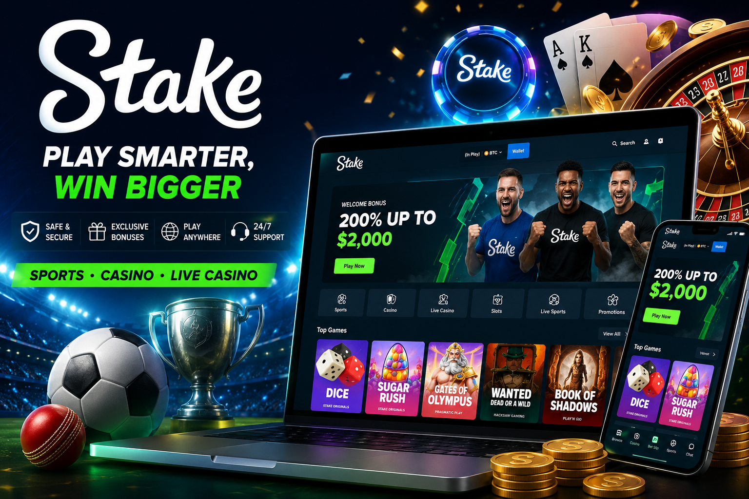 Stake A highly reputed platform