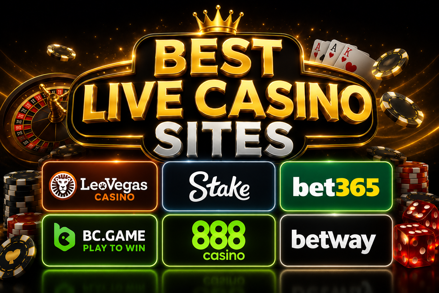 best live casino sites in 2026