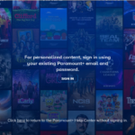 paramount plus sign in