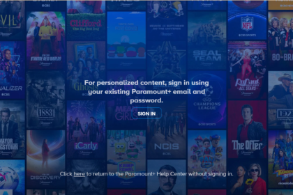 paramount plus sign in